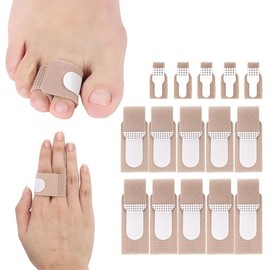 15Pcs Cushioned Bandages Hammer Toe Separator Splints,Toe Splint Wraps Non Slip Hammer Toe Straightener,Cushioned Bandage Hammer,Broken Toe Wraps Cushioned Bandages Hammer Toe Separator Splint,3 Sizes