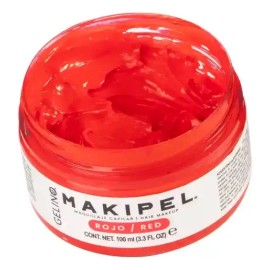 Makipel Rojo 100ml - Maquillaje Temporal Para El Cabello