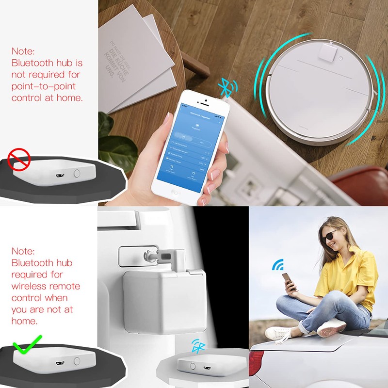 Smart Switch Button Pusher: Bluetooth Fingerbot Plus mit Toolkit für