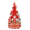 Christmas Music Box Wood Christmas Musical Box Xmas Decoration Gifts