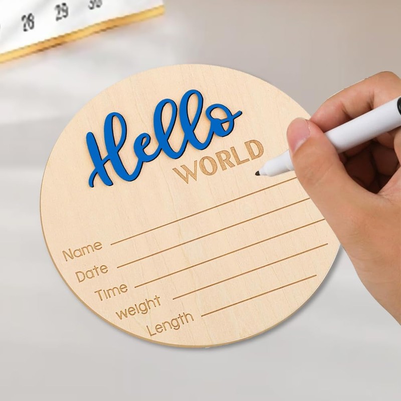 BinPhorm Baby Announcement Sign