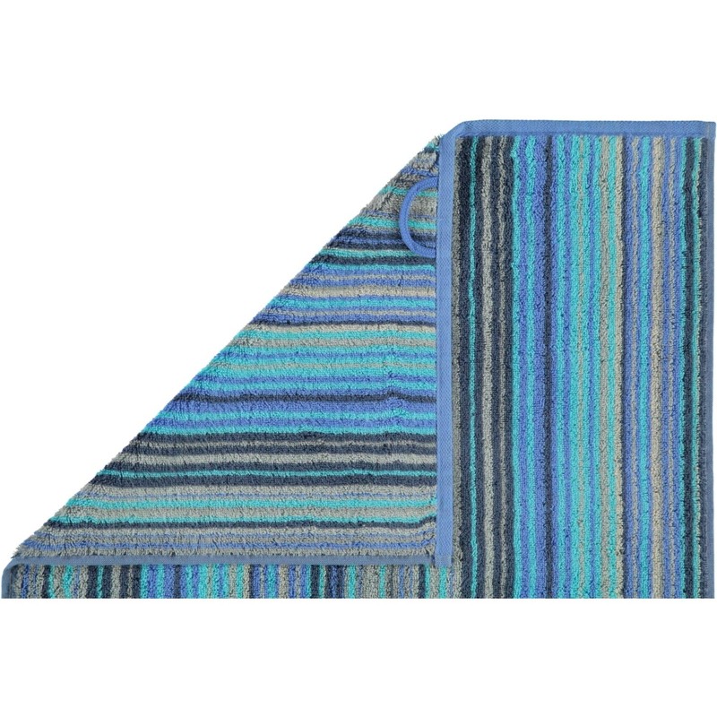 Cawö Home Hand Towels Luxury Home Multistripe 601 Blue -