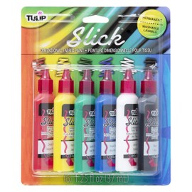 I Love To Create Tulip Dimensional Fabric Paints 1.25oz 6/Pkg-Slick