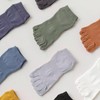 HWVICTORYV Men's 5 Toe Socks, Ankle Socks, 9.4 - 10.6