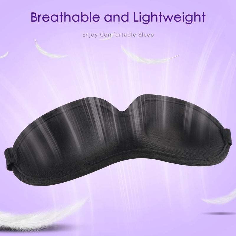 SLIJAR 3D Eye Mask Comfortable and Lightweight Sleep Mask for
