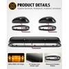 Partsam 3PCS 30LED Cab Marker Roof Running Lights Assembly Compatible