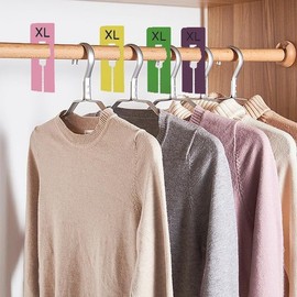 10Pcs White Clothing Rack Size Dividers Closet Dividers Rectangular Clothing Hangers Dividers with Clothing and Closet Storage，Closet dividers for Hanging Clothes Mounted Closet Systems