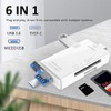 Portable Card Reader, SD/TF Card Reader, Flash Memory Card Reader,