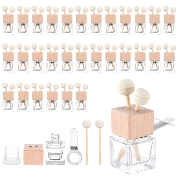 30 Pack Car Diffuser Air Freshener Bottle Empty Car Essential