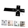 Ciieeo Mute Wall Clock Novelty Cross Shaped Decorative Clock for
