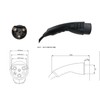 JOEEGO Charging Power Cord Assembly Fits for Evolution EV Golf