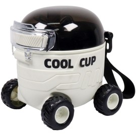 Children's Water Bottle, 550 ml Water Bottle, Children's Water Bottle, Leak-Proof, Bottle with Straw, Funny Cartoon Car Water Bottle, Portable Water Bottle Child for School, Nurser