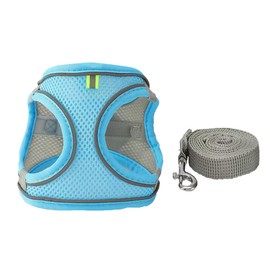 KBRPEY Dog Harness for Dogs Reflective Chest Harness Dog Breathable Harness Dog Pull Harness for Leading and Training