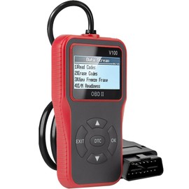 V100 OBD2 Diagnostic Scanner Tool, Code Reader, Engine Light Diagnostic Tool, Battery Voltage Tester, for OBD2 Cars & Trucks Since 1996