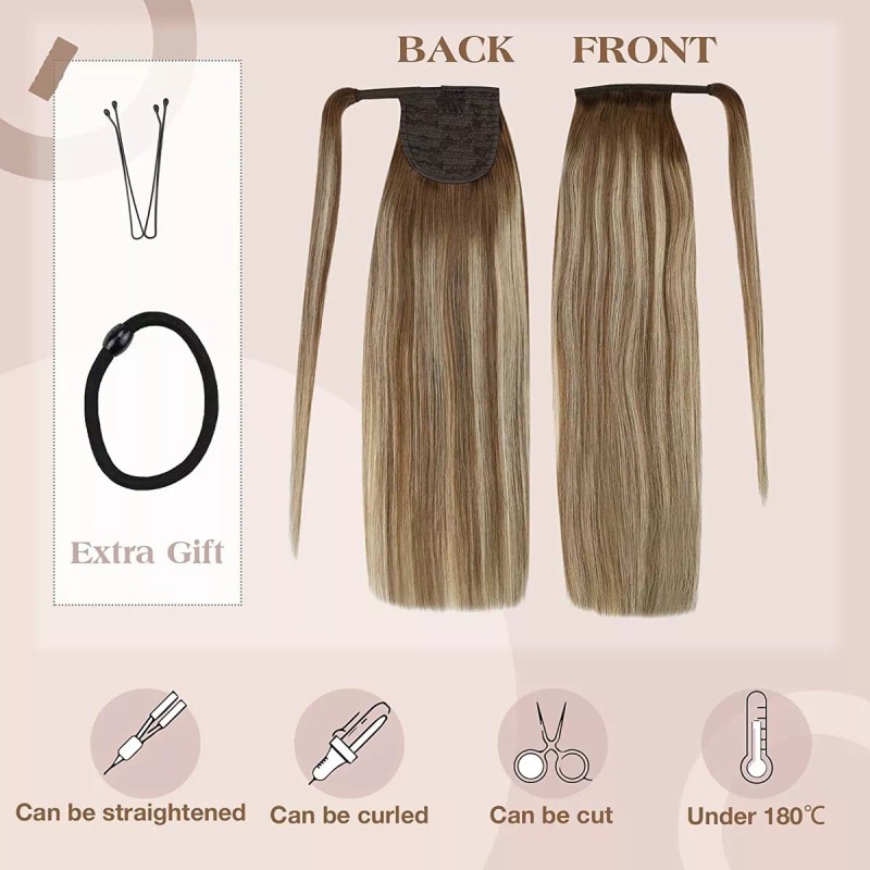 Ve Sunny Extensiones Cabello Humano Balayage Rubio Platino 14in 80gr