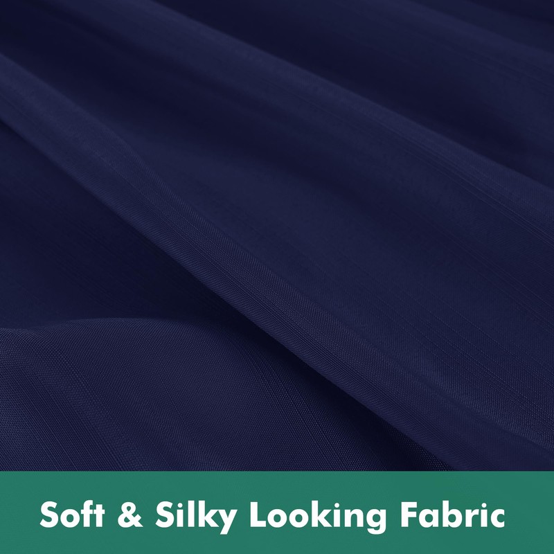 Biscaynebay Wrap Around Bed Skirts with Split Corners for Full