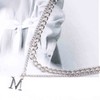 Cimenexe Bohème Buchstabe M Anhänger Halskette Choker Initiale M Halskette