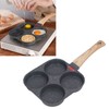 Egg Frying Pan Heat Sensitive Silicone Aluminium Pancake Frying Pan