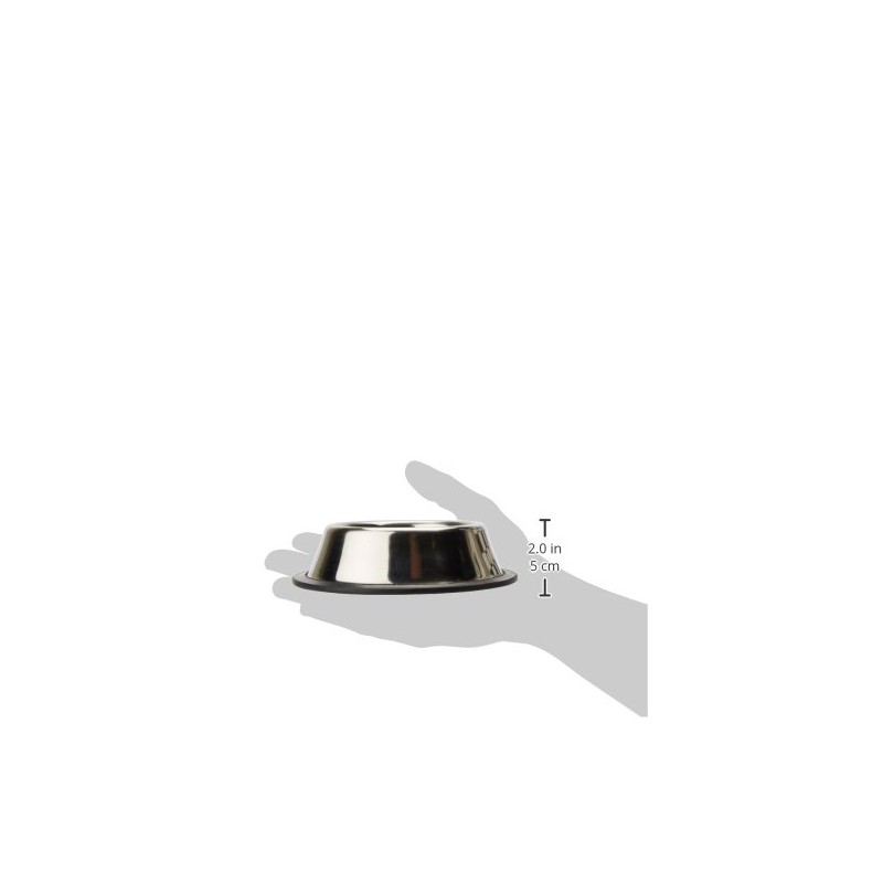 Fancy Pets Plato de Acero Inoxidable para Perro con 8