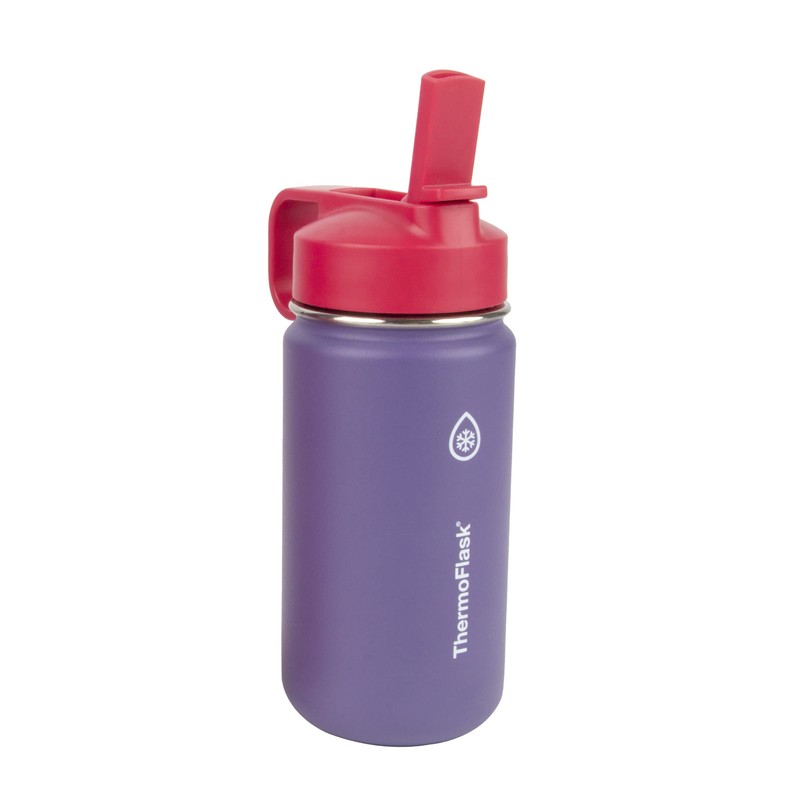 ThermoFlask Kids Bottle with Straw Lid - Durable & Dishwasher-Safe