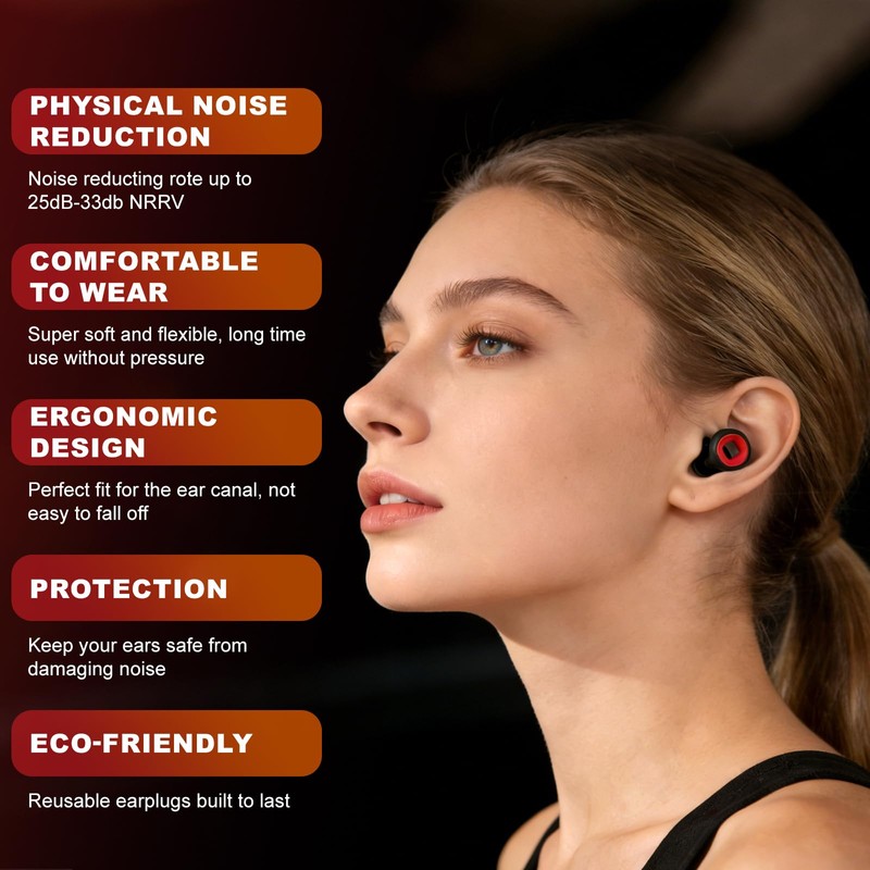 Ear Plugs Wind Noise,45db Earplugs Riding,Motorcycle Hearing Protection,Reusable Wind Noise