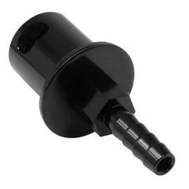 LifCratms Black Remote Mount Vent Valve for Fuel Tanks, Roll Over Valve, 5/16 Hose Barb Fitting