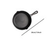 AISIBO 4 Inch Small Cast Iron Skillet, Pre Seasoned Mini