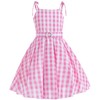 Princess Costumes Novelty Movie Cosplay Plaid Slip Dress Kids Birthday