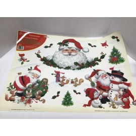 Morehead Classic Clings Santa Christmas Window Decoration Vintage 2003