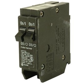 Eaton BR1515 Breaker, 15/15A, 1P, 120/240V, 10 kAIC, BR Series, Duplex