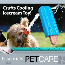 VFM/Crufts Cooling Dog Toy - Pet Toys, Dog Accessories, Novelty Lollypop (Dimensions 15.5 x 5 x 2.5cm)