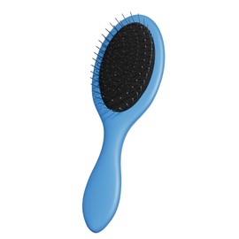WeiLa Anti-Static Hair Brush Oval, Stainless-Steel Bristles Detangler for Wigs & Hair, ABS Handle (Sea, Regular)
