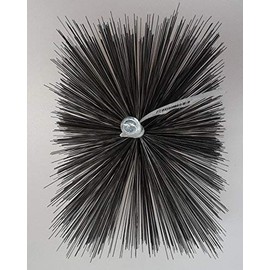 Stove Pipe Brush, Wire Brush, Chimney Brush, Chimney Brush, Chimney Brush, Chimney Brush, Pipe Brush, Square, Made of Dimensionally Stable Steel Wire, Fireplace Sweeper Quality (100 x 12