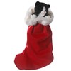 Carl Dick Cat black-white in X-Mas Sock, 18 inches, 45cm,
