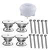 jojofuny 1Set Knob Mold with Screws DIY Cabinet Pull Handle