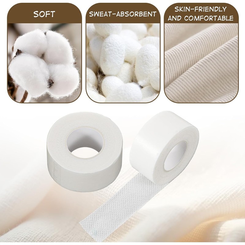 Protector De Cuello Desechable Para Camisas, 2 Rollos, Invisible, Autoadhesivo,