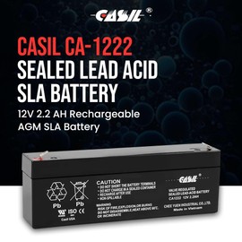 Casil CA1223 Battery - DR Trimmer Battery, Alexor Battery - 12V 2.3Ah Rechargeable AGM SLA for Troy-Bilt 12AE449D066 12AG836E011 925-04323 Lawn Mower Battery