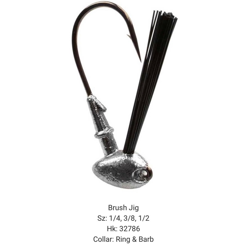 Do It Mold Brush Jig Sz: 1/4, 3/8, 1/2 oz