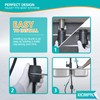 Kicimpro Matte Black Kitchen Faucet with Pull Down Sprayer, 304