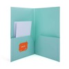 Mintra Office Poly Pocket Folders (Pastel, 8pk)