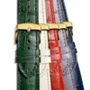 WOCCI 21mm Leather Watch Strap for Men and Women, Italian