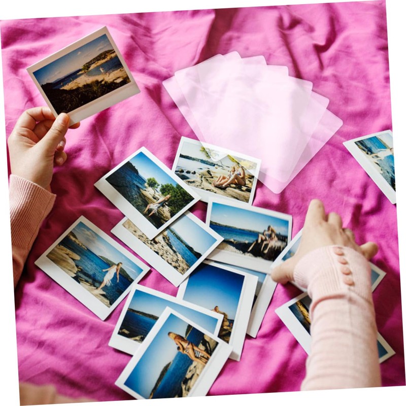 jojofuny 100pcs Sheets Clear Laminating Sheets for Photos and Documents