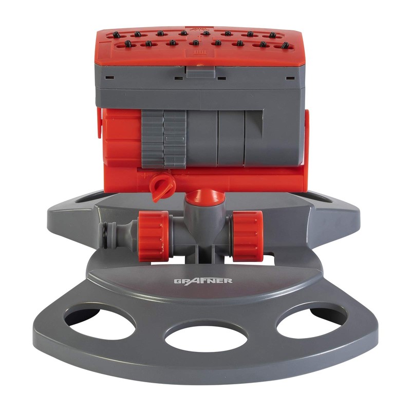Grafner Square Sprinkler with 16 Nozzles and Turbo Motor, up