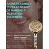 Cobbe Filtered Shower Head with Handheld, High Pressure 6 Spray