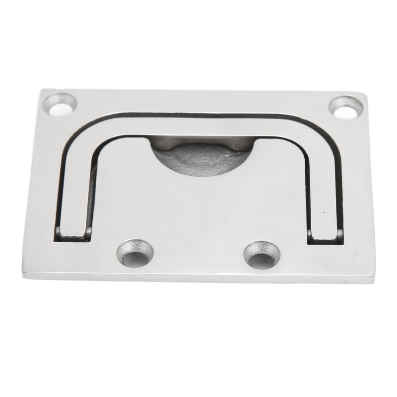 76mm Flush Pull Handle Square 316 Stainless Steel Polishing Lifting