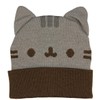 Pusheen Beanie Hat with Ears,Gray,Standard