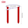 Roczential 5PCS Rugby Training Flag Football Kit Small Football Flag
