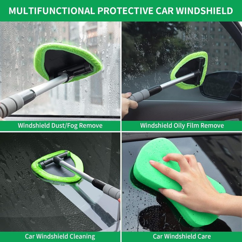XINDELL 24-inch Windshield Cleaner Tool – Upgrade Large Head Car