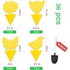 36 Pcs Classic Sticky Traps for Fungus Gnat (Plants), Fruit