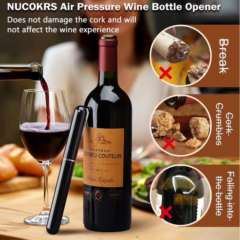 Air Pressure Wine Bottle Opener - NUCOKRS Special Pen Shape